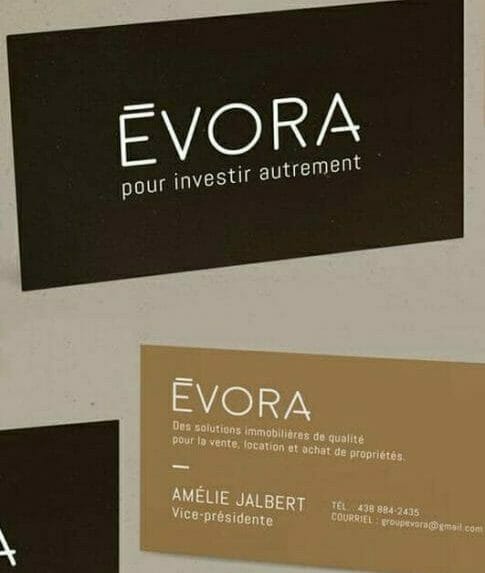 cartes d'affaires évora